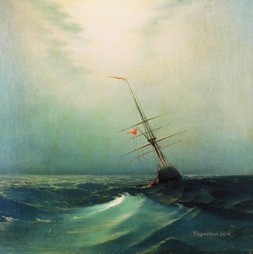 夜の青い波 1876 ロマンチックなイワン・アイヴァゾフスキー ロシア Oil Paintings